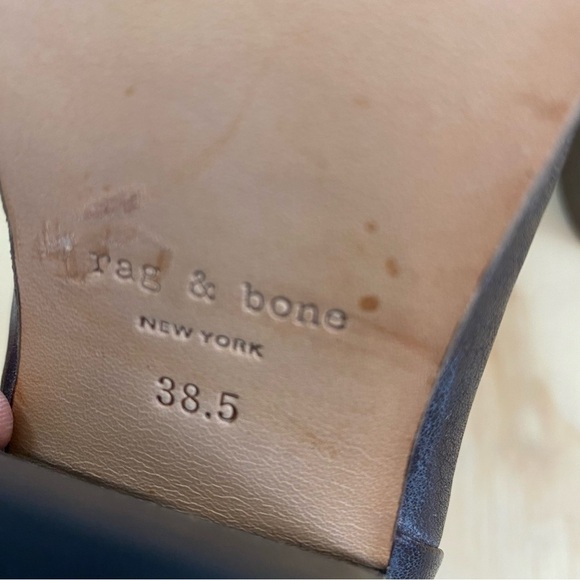 Rag & Bone Classic Newbury Brown Leather Ankle Bootie - Picture 8 of 10